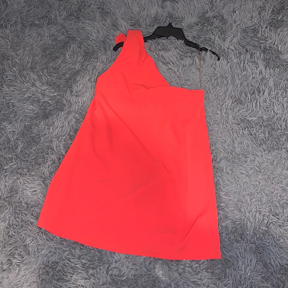Pink Lily one shoulder dress